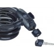 12 mm steel keyed bicycle cable - YCK0/12/200/2 Black 12 mm steel keyed bicycle cable - YCK0/12/200/2 Black