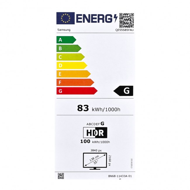 Samsung QE55S85FAUXXH TV 139.7 cm (55 Samsung QE55S85FAUXXH TV 139.7 cm (55