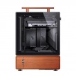 Jonsbo T7 Midi Tower Black, Wood