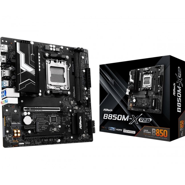 Asrock B850M-X R2 AMD B850 Socket AM5 micro ATX Asrock B850M-X R2 AMD B850 Socket AM5 micro ATX