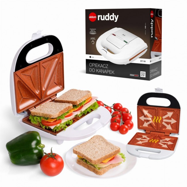 ELDOM SANDWICH MAKER ST11B RUDDY