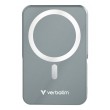 Verbatim Charge 'n' Go Magnetic Wireless Power Bank with stand - 10000 mAh Grey