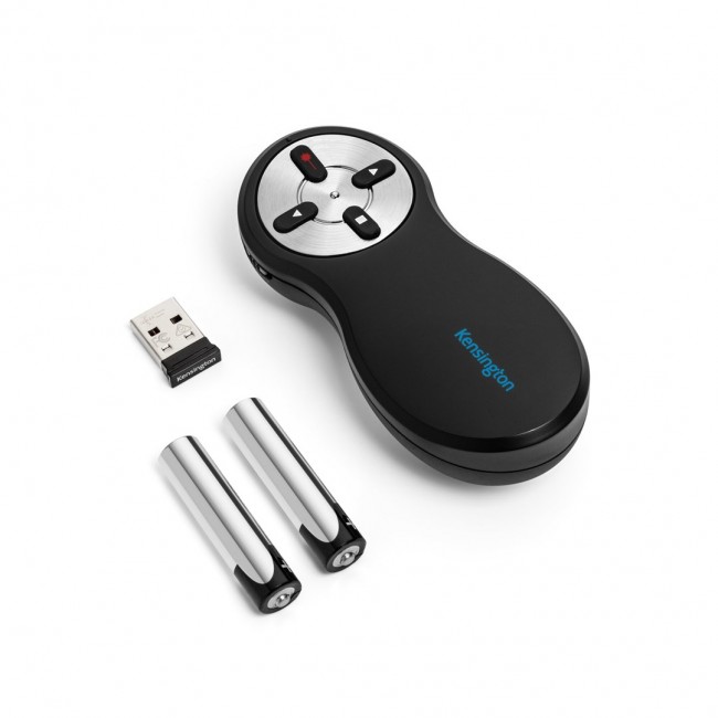 Kensington Wireless Presenter with Red Laser - Nano Receiver Kensington Wireless Presenter with Red Laser - Nano Receiver