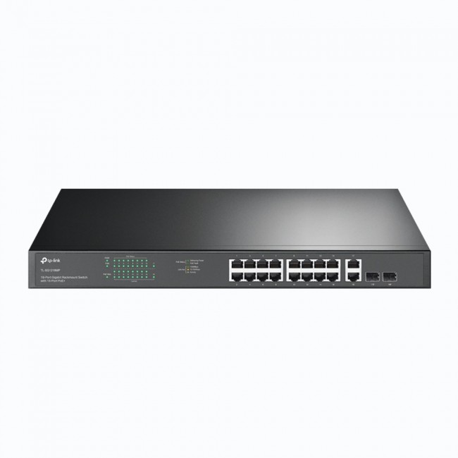 TP-Link 18-Port Gigabit Rackmount Switch with 16 PoE+