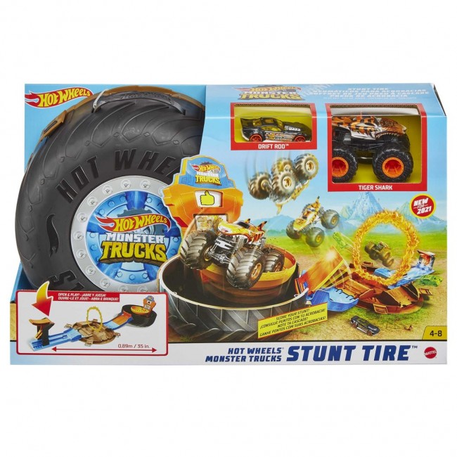 Hot Wheels Monster Trucks Tire - Stunt Arena GVK48 p2 MATTEL Hot Wheels Monster Trucks Tire - Stunt Arena GVK48 p2 MATTEL