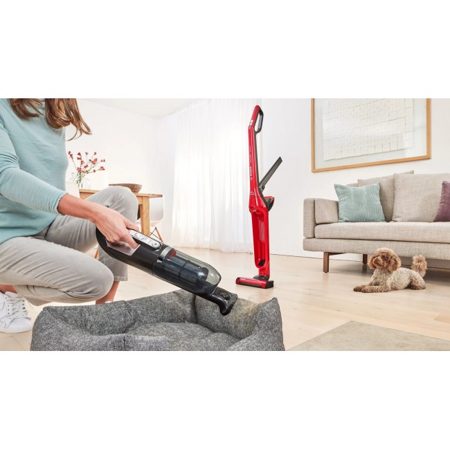 Bosch Serie 4 BBH3ZOO28 stick vacuum/electric broom Battery Dry Bagless 0.4 L Red 2.15 Ah Bosch Serie 4 BBH3ZOO28 stick vacuum/electric broom Battery Dry Bagless 0.4 L Red 2.15 Ah