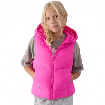 Girls' vest 4F F129 fuchsia 4FJWAW24TVJAF129 55S 152cm