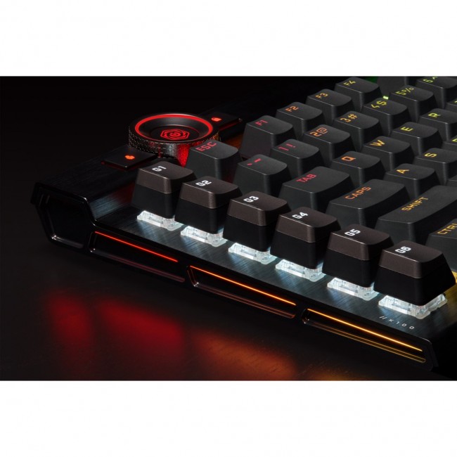 Corsair K100 RGB Gaming Keyboard, Corsair OPX, RGB LED - Black Corsair K100 RGB Gaming Keyboard, Corsair OPX, RGB LED - Black