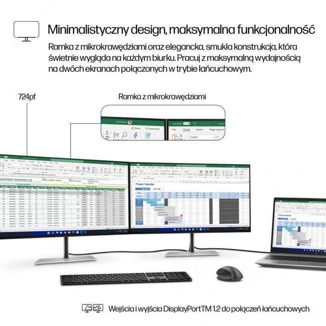 HP Series 7 Pro 23.8 inch FHD Monitor - 724pf HP Series 7 Pro 23.8 inch FHD Monitor - 724pf