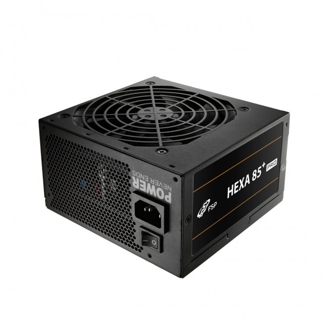 FSP HEXA 85+ PRO power supply unit 550 W 24-pin ATX ATX Black FSP HEXA 85+ PRO power supply unit 550 W 24-pin ATX ATX Black