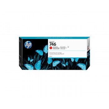 HP 746 300-ml Chromatic Red DesignJet Ink Cartridge