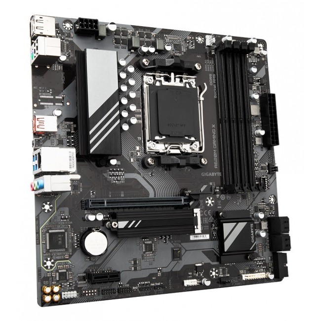 GIGABYTE A620M GAMING X Motherboard - Supports AMD Ryzen 8000 CPUs, 8+2+1 Phases Digital VRM, up to 8000MHz DDR5 (OC), 1xPCIe 4.0 M.2, GbE LAN, USB 3.2 Gen 2