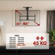 Maclean electric TV mount, ceiling mount, Tuya support, max. VESA 800x400, reg. in pos. +90 ~-90 , for TV 43-86
