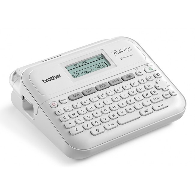Brother PT-D410VP label printer ZINK (Zero-Ink) 180 x 180 DPI Wired TZe QWERTY Brother PT-D410VP label printer ZINK (Zero-Ink) 180 x 180 DPI Wired TZe QWERTY