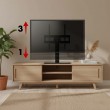 Maclean MC-450 Universal TV Stand for TV Cabinet max. 40kg, max. VESA 400x400 32-65 Maclean MC-450 Universal TV Stand for TV Cabinet max. 40kg, max. VESA 400x400 32-65