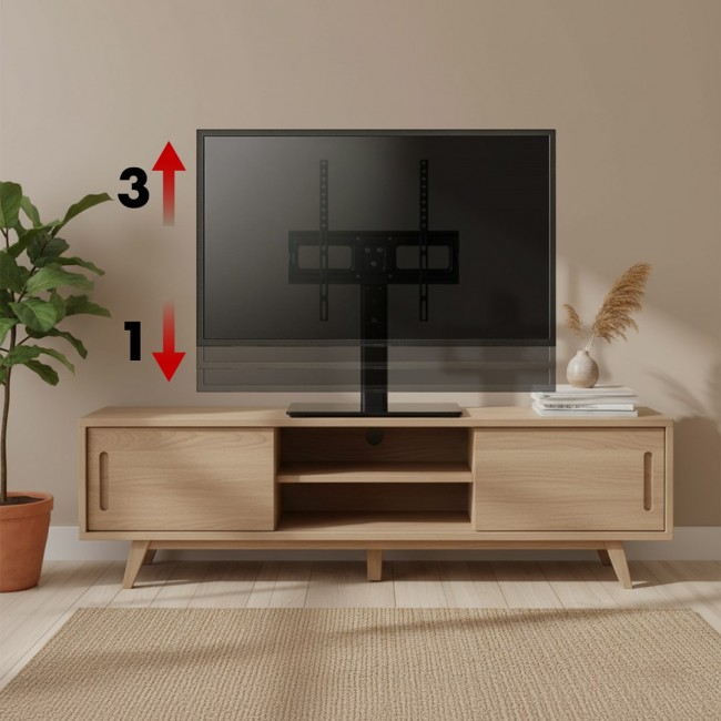 Maclean MC-450 Universal TV Stand for TV Cabinet max. 40kg, max. VESA 400x400 32-65