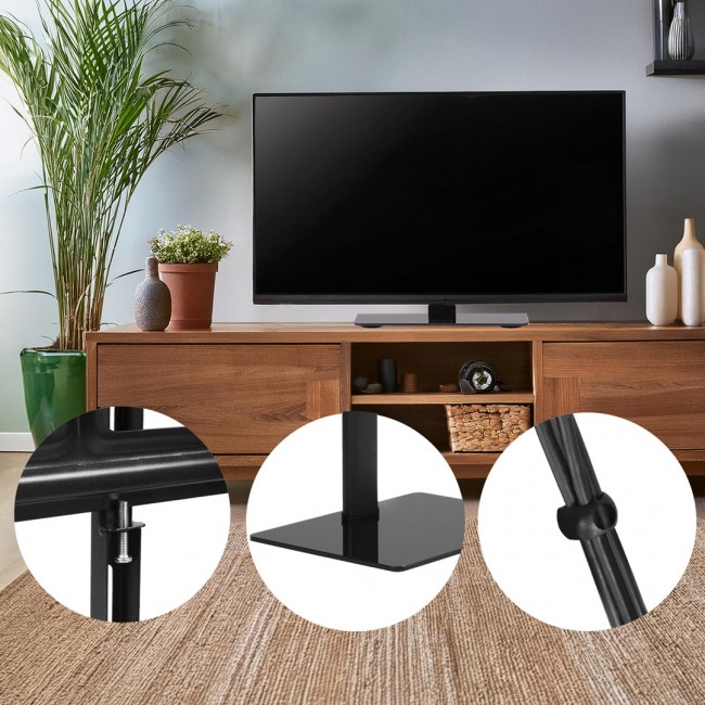 Maclean MC-386 Universal TV Stand Base for Cabinet Dresser Table Desk 32 Maclean MC-386 Universal TV Stand Base for Cabinet Dresser Table Desk 32