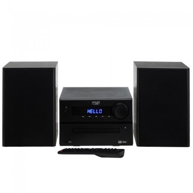 Adler AD 1917 HI-FI Tower Bluetooth/ CD/ USB/ FM Radio Black Adler AD 1917 HI-FI Tower Bluetooth/ CD/ USB/ FM Radio Black