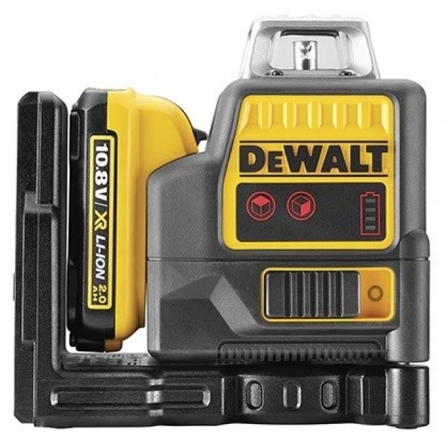 DEWALT DCE0811D1R-QW Laser level XR Li-Ion 10,8V 2,0 Ah Black, Yellow