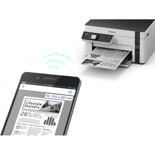 Epson EcoTank M2120 Inkjet A4 1440 x 720 DPI 32 ppm Wi-Fi Epson EcoTank M2120 Inkjet A4 1440 x 720 DPI 32 ppm Wi-Fi