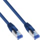 InLine Patch Cable S/FTP PiMF Cat.6A halogen free 500MHz blue 10m