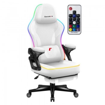 RGB White Mesh gaming chair