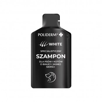 JM SANTE Poliderm White - shampoo for dog and cat - 15 ml