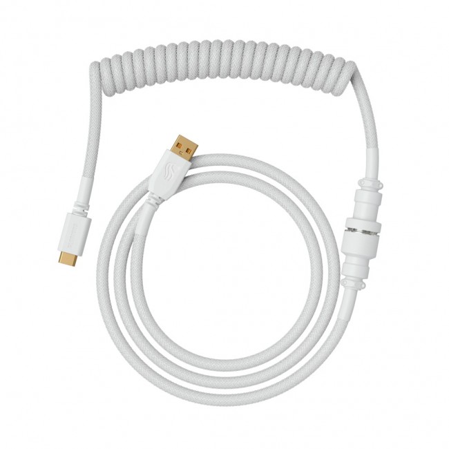 Glorious Gaming Glorious GMMK Coiled Cable Ghost White Glorious Gaming Glorious GMMK Coiled Cable Ghost White