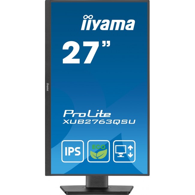 iiyama ProLite XUB2763QSU-B1 computer monitor 68.6 cm (27 iiyama ProLite XUB2763QSU-B1 computer monitor 68.6 cm (27