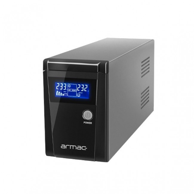 Armac O/850F/LCD uninterruptible power supply (UPS) Line-Interactive 0.85 kVA 450 W 2 AC outlet(s) Armac O/850F/LCD uninterruptible power supply (UPS) Line-Interactive 0.85 kVA 450 W 2 AC outlet(s)