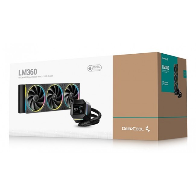 DeepCool LM360 Processor Liquid cooling kit 12 cm Black 1 pc(s) DeepCool LM360 Processor Liquid cooling kit 12 cm Black 1 pc(s)