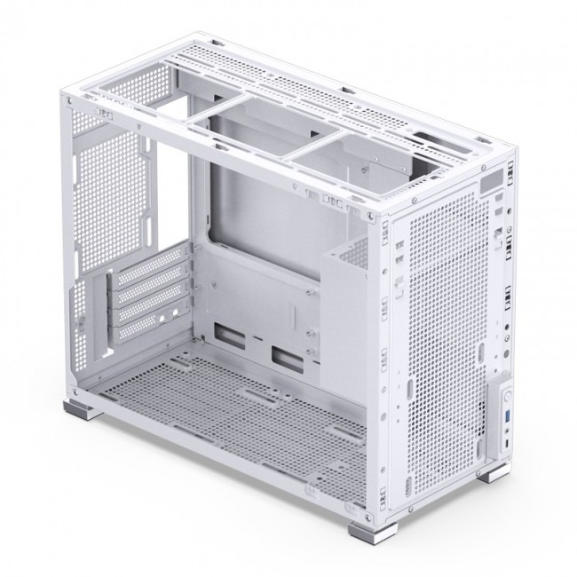 Jonsbo D31 MESH Screen Micro-ATX Case, Tempered Glass - white