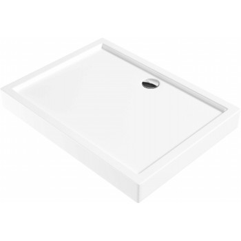 Rectangular acrylic shower tray 100x80 cm