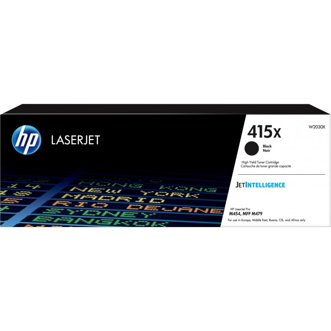 HP 415X - Hojtydende - sort - original HP 415X - Hojtydende - sort - original