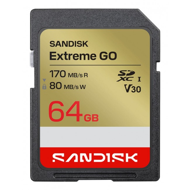SanDisk Extreme GO 64 GB SDXC UHS-I SanDisk Extreme GO 64 GB SDXC UHS-I