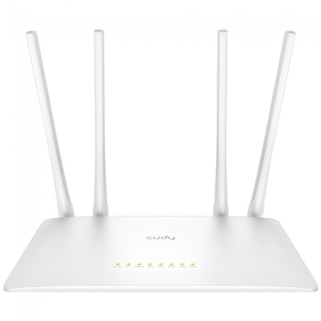 Cudy WR1200 wireless router Fast Ethernet Dual-band (2.4 GHz / 5 GHz) White Cudy WR1200 wireless router Fast Ethernet Dual-band (2.4 GHz / 5 GHz) White
