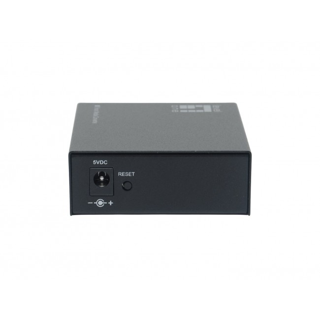 LevelOne Smart Gigabit RJ45-SC Media Converter, Single-Mode Fiber, 1310nm, 20km, Compatible with 19-inch rack-mountable chassis LevelOne Smart Gigabit RJ45-SC Media Converter, Single-Mode Fiber, 1310nm, 20km, Compatible with 19-inch rack-mountable chassis