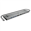 IcyBox docking station USB-C - HDMI/VGA/USB-A/USB-C/3.5mm