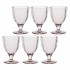 Set of 6 Amami glasses - Light pink, 300 ml