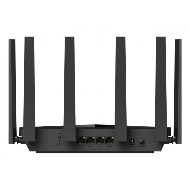 Cudy WR11000 wireless router 2.5 Gigabit Ethernet Tri-band (2.4 GHz / 5 GHz / 6 GHz) Black
