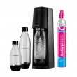 SodaStream Terra Nero Value Pack Metal, Plastic, Polyethylene terephthalate (PET) Black