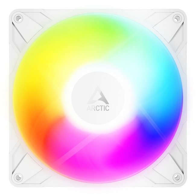 ARCTIC Freezer P14 Pro Reverse A-RGB (White) - 3 Pack - 140 mm A-RGB PWM Fan with Cable Splitter