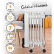 Adler AD 7815 electric space heater Indoor White 1500 W Oil electric space heater