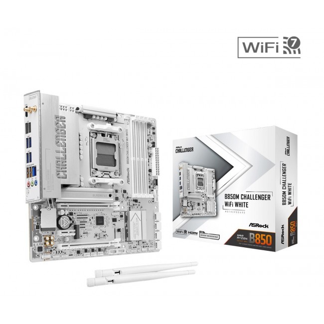Asrock B850M CHALLENGER WIFI WHITE motherboard