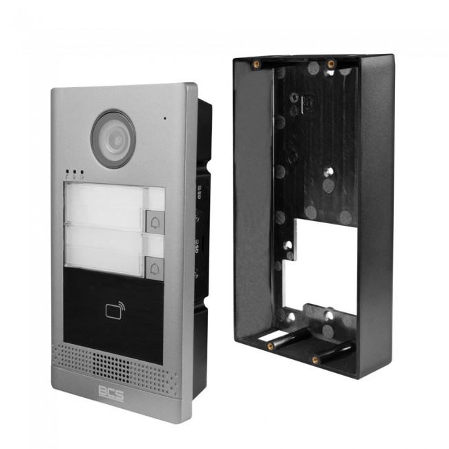 BCS BCS-P-PAN2001G video intercom system 2 MP Silver, Black BCS BCS-P-PAN2001G video intercom system 2 MP Silver, Black