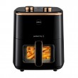ELDOM FRITTA fat-free fryer capacity 5.0 l adjustable temp. clock 1500 W Single 5 L Stand-alone Hot air fryer Black