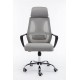 Topeshop FOTEL NIGEL SZARY office/computer chair Padded seat Mesh backrest