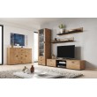Cama set of two shelves 125cm SOHO lefkas oak/black