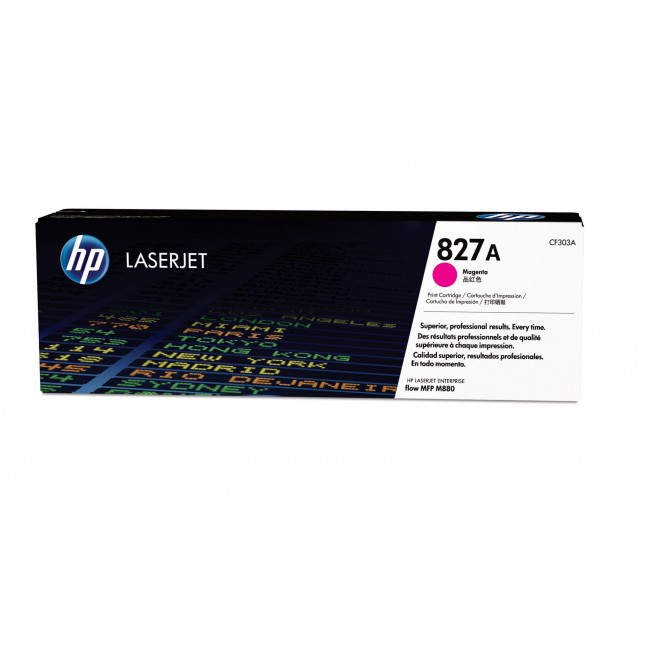 HP 827A Magenta Original LaserJet Toner Cartridge