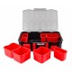 AWTOOLS MODULAR BOX ORGANIZER WITH BUCKETS 517x331x134mm